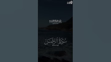 ﴿وله الجوار المنشآت في البحر كالأعلام﴾   #ياسر_الدوسري | #سورة_الرحمن #القرآن_الكريم #تلاوات #quran