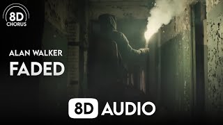 Alan Walker - Faded (8D Audio) | Lyrics |