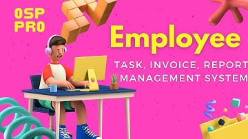 Employee Task Invoice and Time Management  PHP System