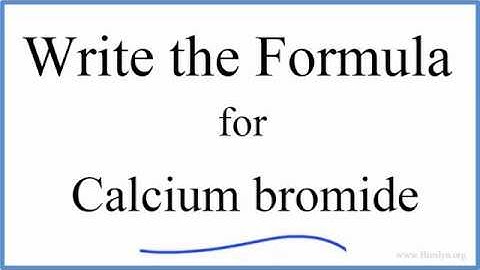 How to Write the Formula for CaBr2 (Calcium bromide)