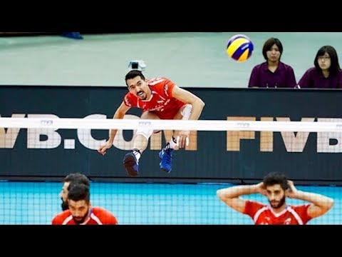 Видео: 【バレーボール】触れることもできない最強のサービスエース　早すぎて動けない【スーパープレイ】The Most Powerful Volleyball Serves