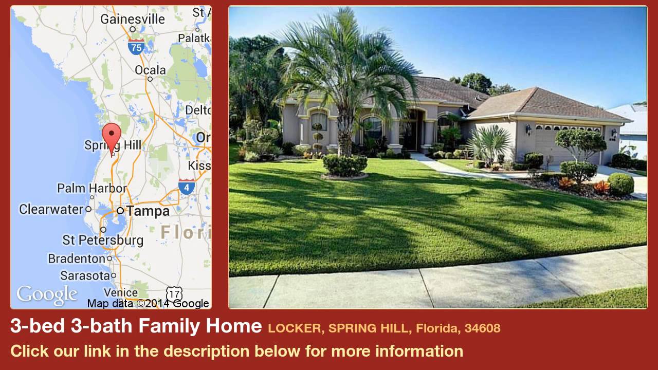new homes in houston 3-bed 3-bath Family Home for Sale in Spring Hill, Florida on florida-magic.com