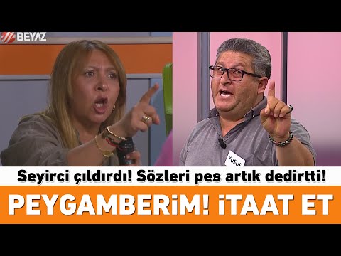 Peygamberim! İtaat et! Canlı yayındaki sözleri izleyenleri çıldırttı!