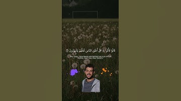 تلاوة جميلة بصوت القارئ اسلام صبحي من سورة الانبياء 😍 #اسلام_صبحي