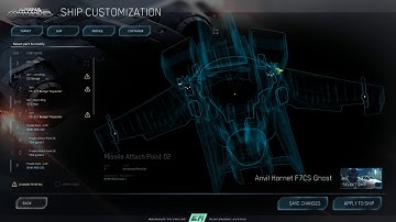 Star Citizen Issue Council 2.6.2 F7C-S Ghost customization crash