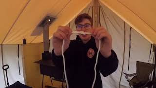 Tenderfoot Requirement 3a: Demonstrate tying the Square Knot