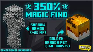 How to Increase Magic Find FAST in Fakepixel Skyblock! (Full Guide) #fakepixel #magicfind 