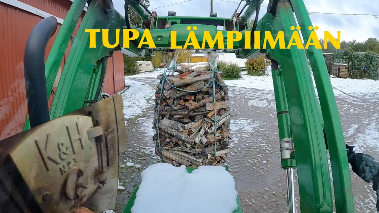 Klapisäkkiä Pihaan Jontikalla ja Tulet vähän Vanhempaan Lämmitysjärjestelmään