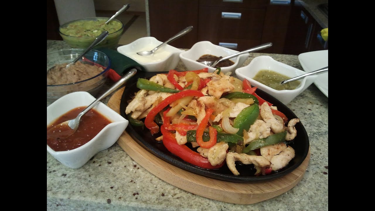 FAJITAS z Kurczakiem Fajitas de Pollo YouTube