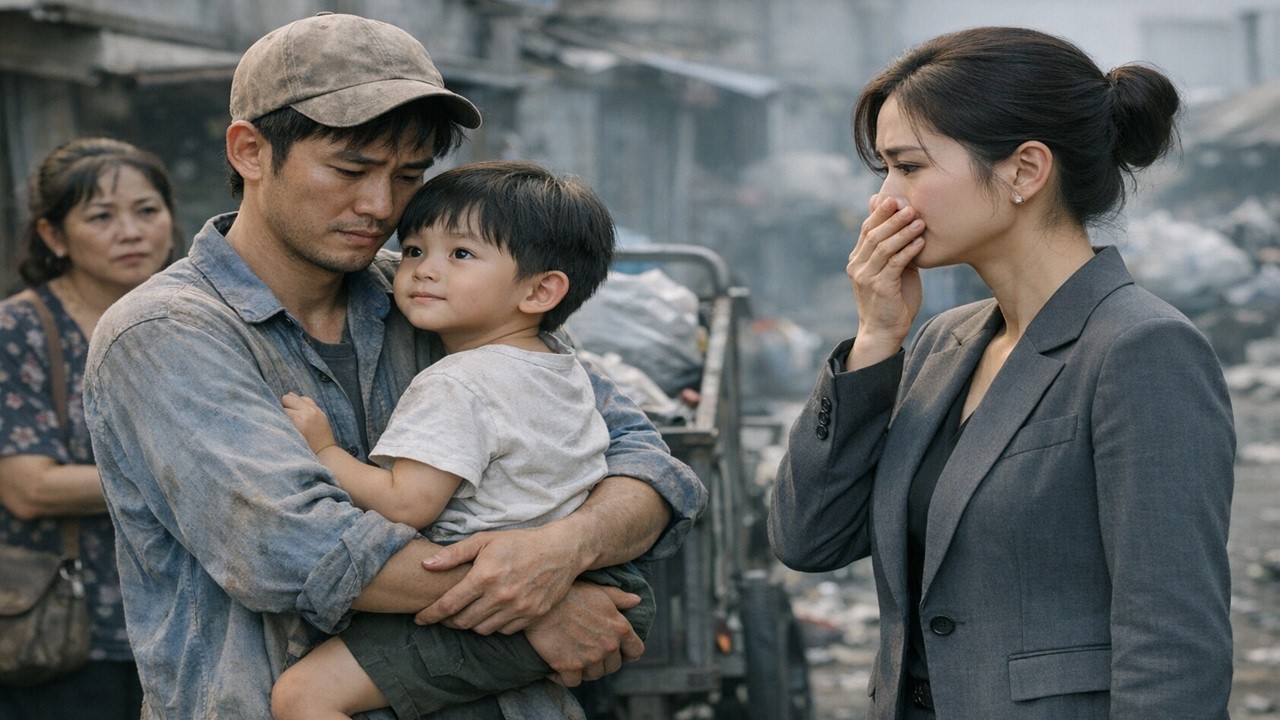 Gặp Lại Chồng Cũ Và Con Ở Bãi Rác – Nữ CEO Chết Lặng Khi Thấy Họ Mưu Sinh Với Ve Chai