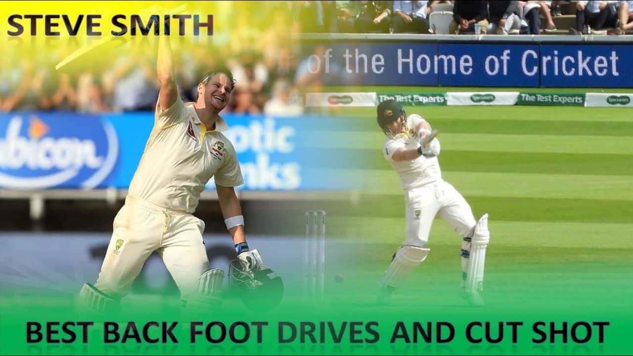 Steve Smith Back Foot Drive And Cut Shot | Cut Shot| Back Foot Drive | Smith | My Cricket Network 18