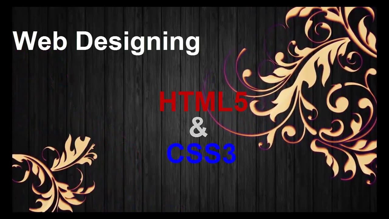 Web Development HTML5 & CSS3 Lesson 01 - YouTube
