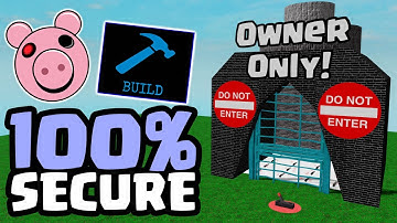 How To Build: ADVANCED Owner-Only Room in Piggy Build Mode🐷🔒