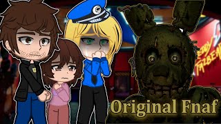 Fnaf Movie Characters React To Their Originals+Springtrap | Afton Family | Full Video