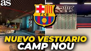 Inside the NEW Spotify Camp Nou: This is what the LOCKER ROOMS look like now