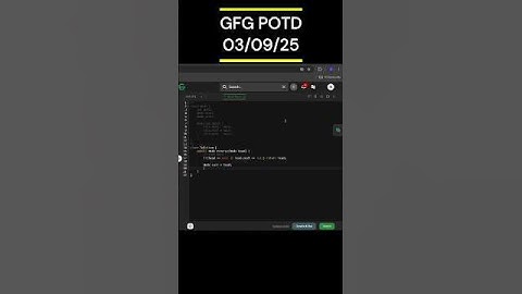 Reverse a Doubly Linked List | GFG POTD | 03/09/2025 #coding #gfg #potd #java