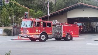 LACoFD Engine 106 Responding