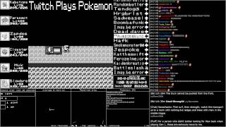 Twitchplayspokemon - Anniversary Red - Finding mew under truck ( Stats & Chat )