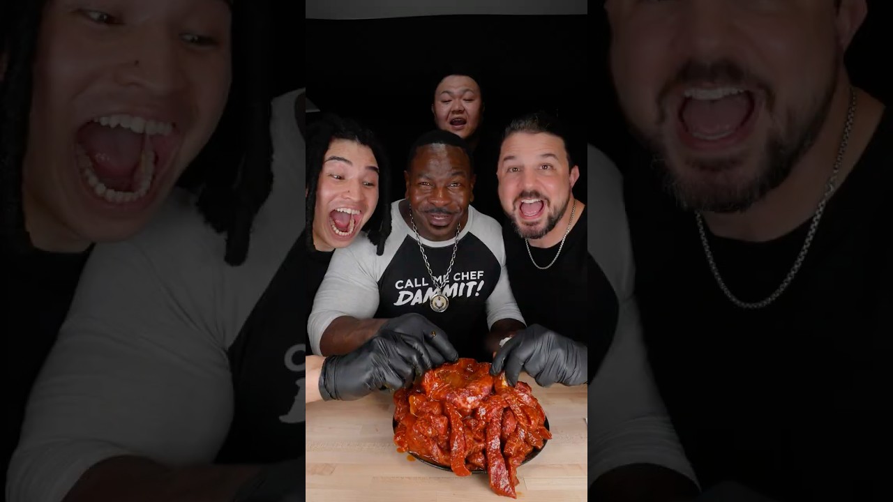 Лапша вагю с @ChefRush @KyleIstook @Suzaki_cook ASMR MUKBANG | Satisfying