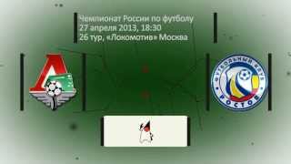 Локомотив - Ростов, 27 апреля 2013, 26 тур