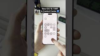 How to ADD WiFi toggle to iOS 18.1 Control Center 🛜#ios18 #customization #controlcenter #widgets