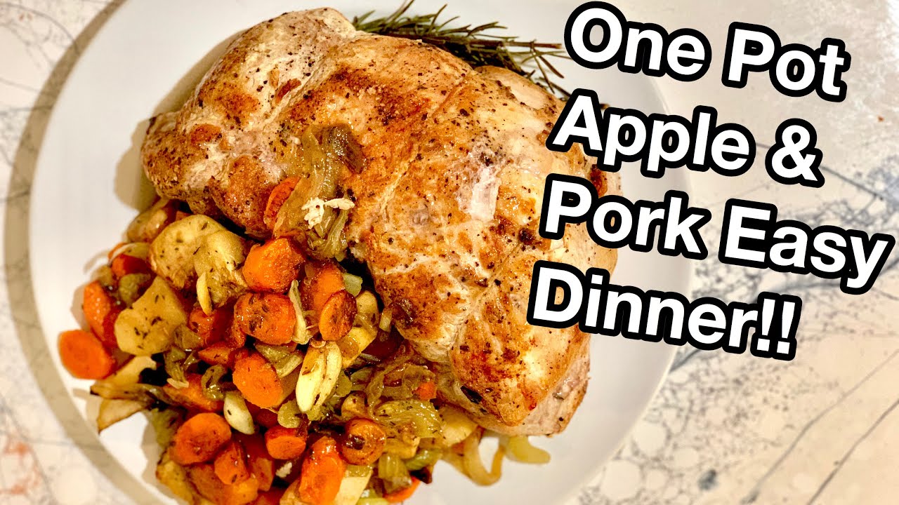 One Pot Pork Roast Dinner! Easy, Healthy Fall Dinner! How to Cook