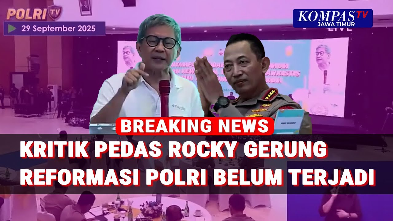 [FULL] Blak-blakan Rocky Gerung Kritik Polri di Depan Kapolri & Para Jenderal