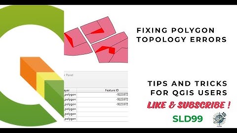 How to check Topology in Polygon in QGIS, Topology Checker, Digitzed Polygon