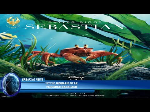 Little Mermaid star  Flounder backlash