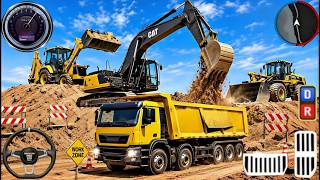 👷🏻Heavy Excavator Road Construction Simulator 🚧 - City JCB Games 2025 - Android Gameplay screenshot 2