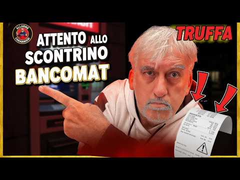 Video PRELIEVO BANCOMAT: La TRUFFA dello SCONTRINO sta SVUOTANDO conti in tutta ITALIA
