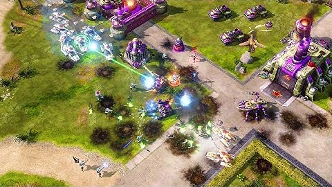 2 vs 2 in Pool Party map Red Alert 3 Online Multiplayer