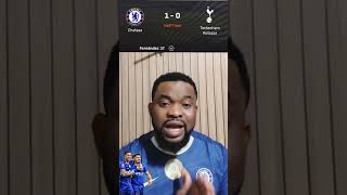 HT: Chelsea 1-0 Tottenham Chelsea winning Tottenham at Half Time without Joao Pedro Colwil and Gusto