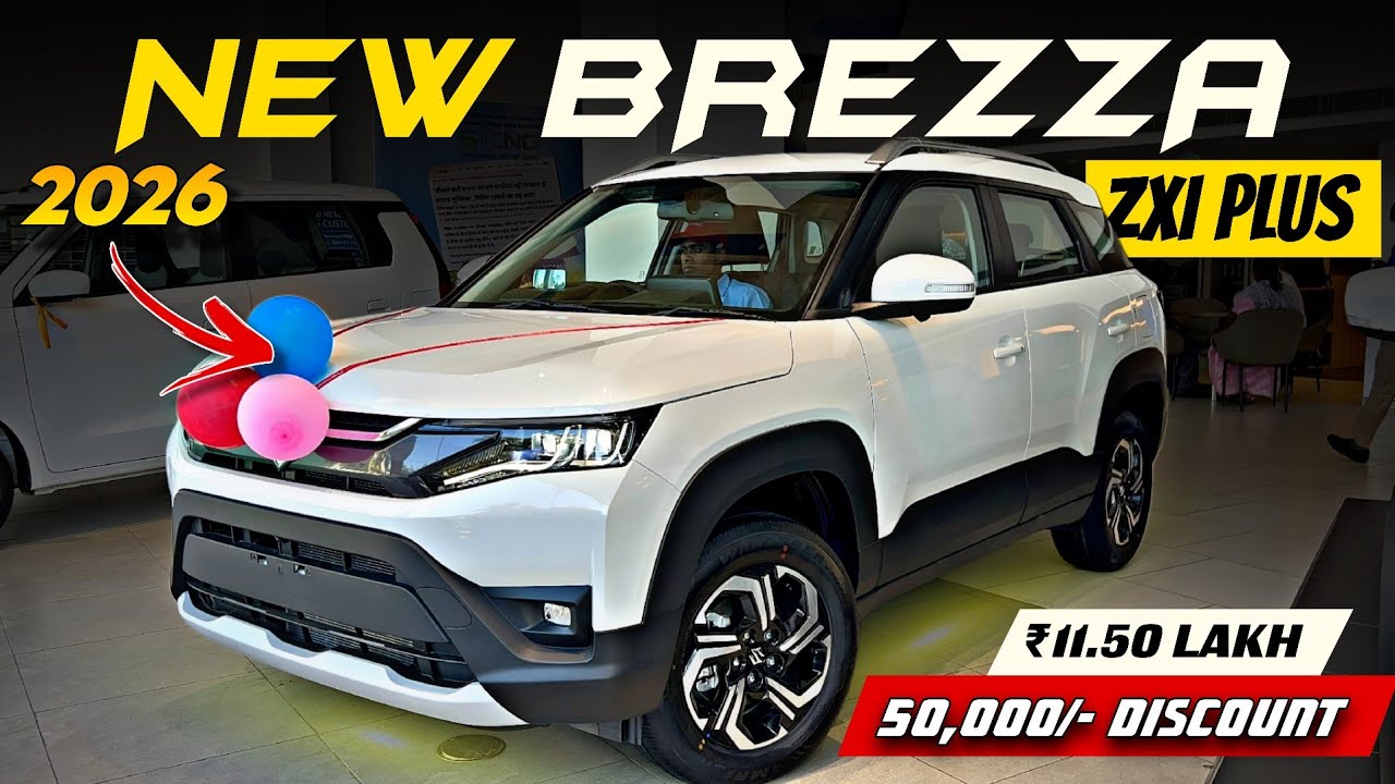 Newly Updated Maruti Brezza Zxi Plus Top Model 2026✓Features