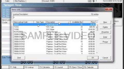 Dynamics RMS POS Training - Sample