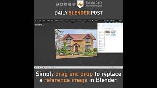 Replace Reference Images in Blender