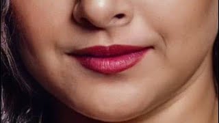 Vidya Balan Beautiful Lips Closeup