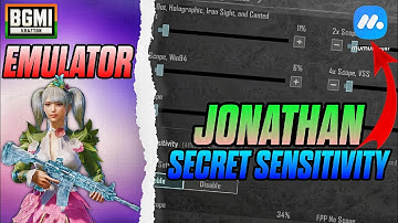 Emulator Best Sensitivity  ✅ | Bgmi No Recoil Emulator Sensitivity Setting | Bgmi On Emulator