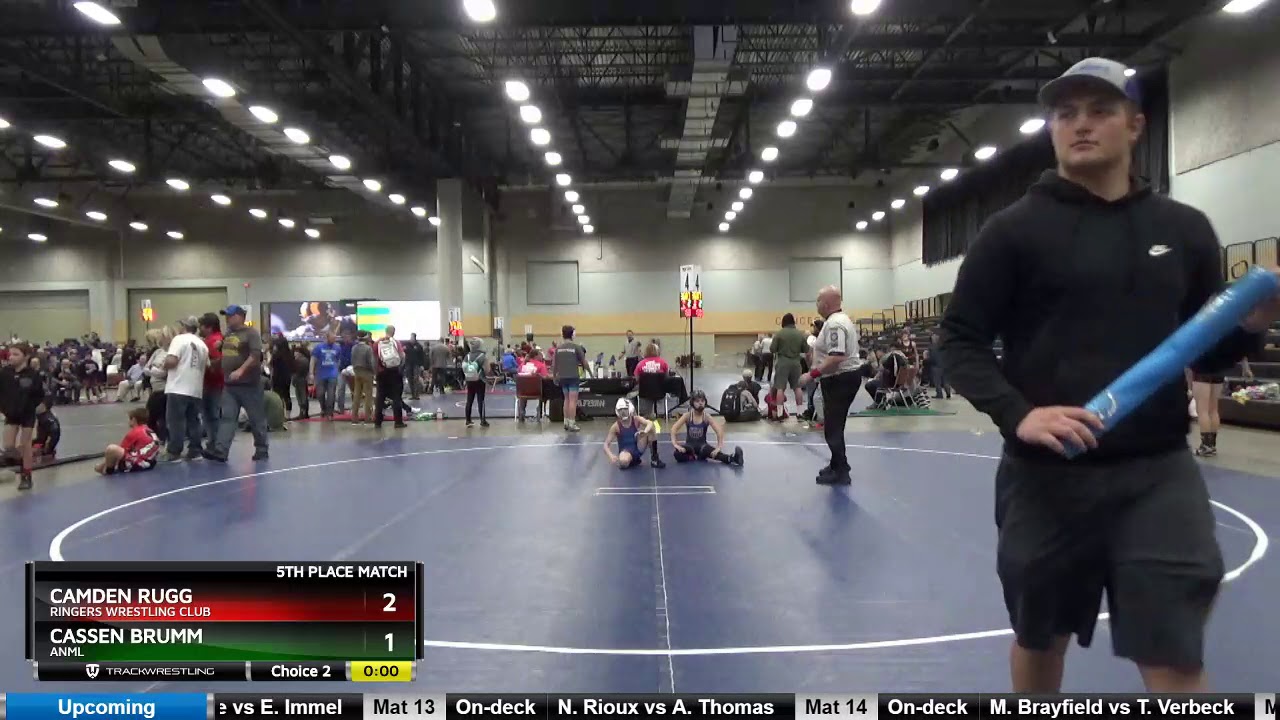 Big Grade 3 And 4 60 Cassen Brumm ANML Vs Camden Rugg Ringers Wrestling ...