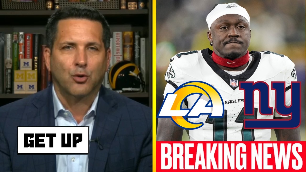GET UP| Schefter reveals shocking potential trade value for A.J. Brown: Rams & Giants are interested