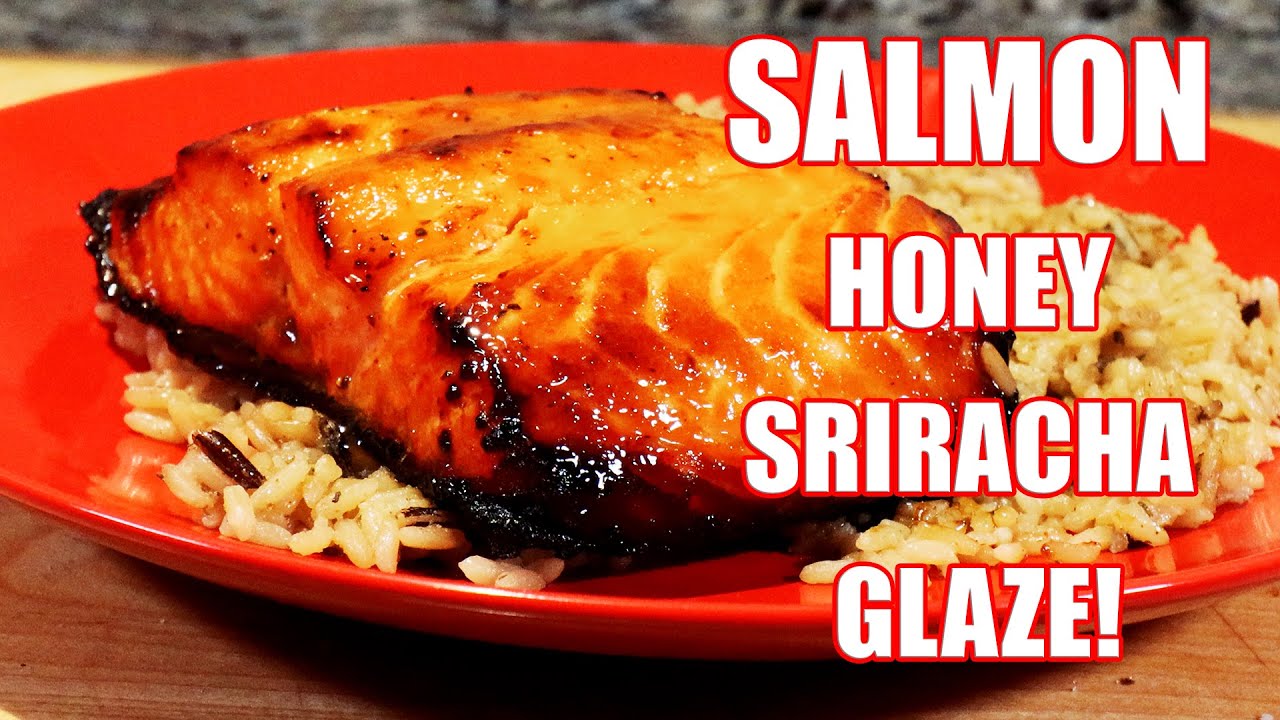 The BEST Salmon with Honey Sriracha Glaze! Only 3 Ingredients 15