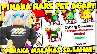 NAKUHA KO AGAD ANG *PINAKA MALAKAS NA KAMBAL *VERY RARE* RAINBOW MYTHICAL PETS 5OK STATS! PET SIM 99