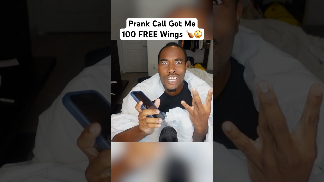 I Got 100 FREE Wings From a Prank Call 🍗😳😭