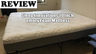 Sleep Innovations 10 Inch Memory Foam Mattress - Review 2022