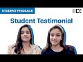 Student testimonial  iides advanced digital marketing course 3 months