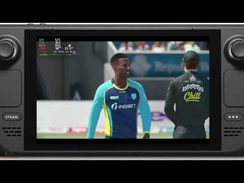 Cricket 22 Steam Deck Gameplay - CPL - Jamaica Tallawahs vs Saint Lucia Kings