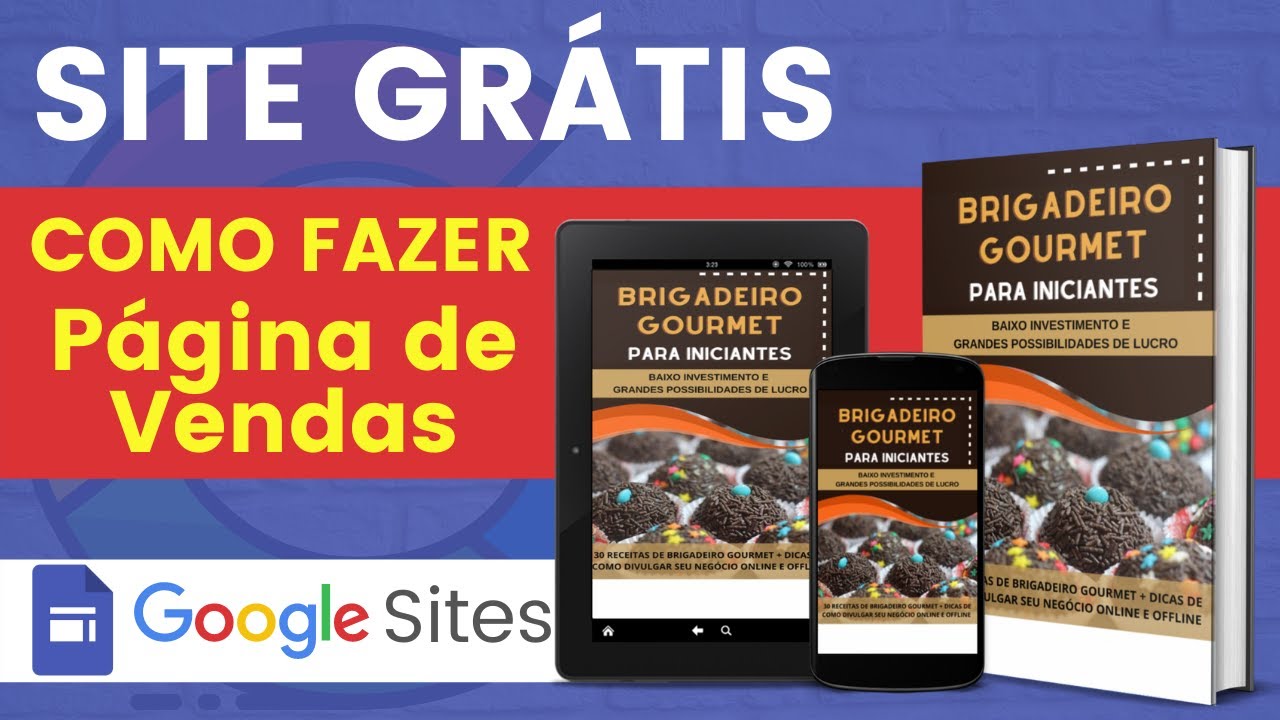 Como Criar SITE GRÁTIS COM GOOGLE SITES (Tutorial Página de Vendas)