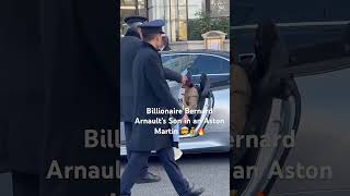 BILLIONAIRE BERNARD ARNAULT’S SON IN AN ASTON MARTIN 🤯💰🔥 #monaco #automobile #billionaire #rich