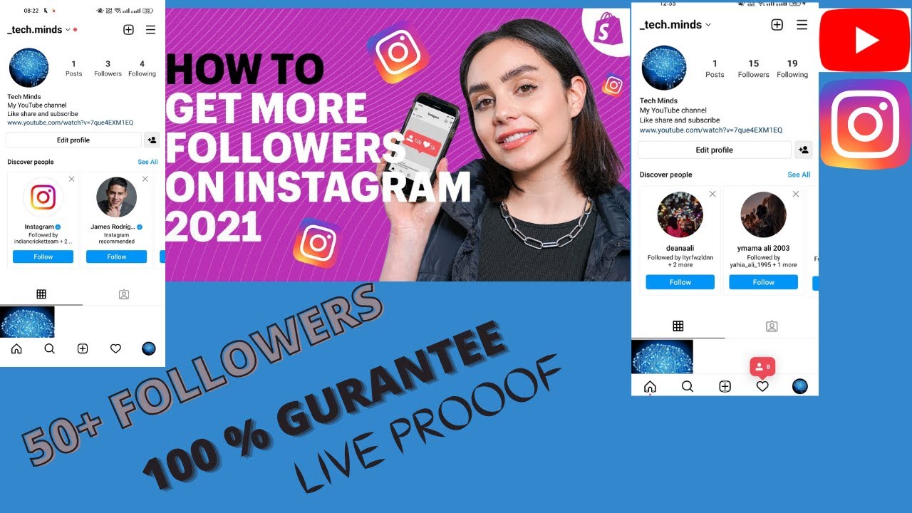 How to increase instagram followers instantly- 2022 in Realtime ...