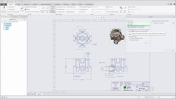 Quickly Replace the Model of a Drawing View in Creo